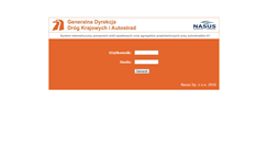 Desktop Screenshot of gddkia.nasus.pl